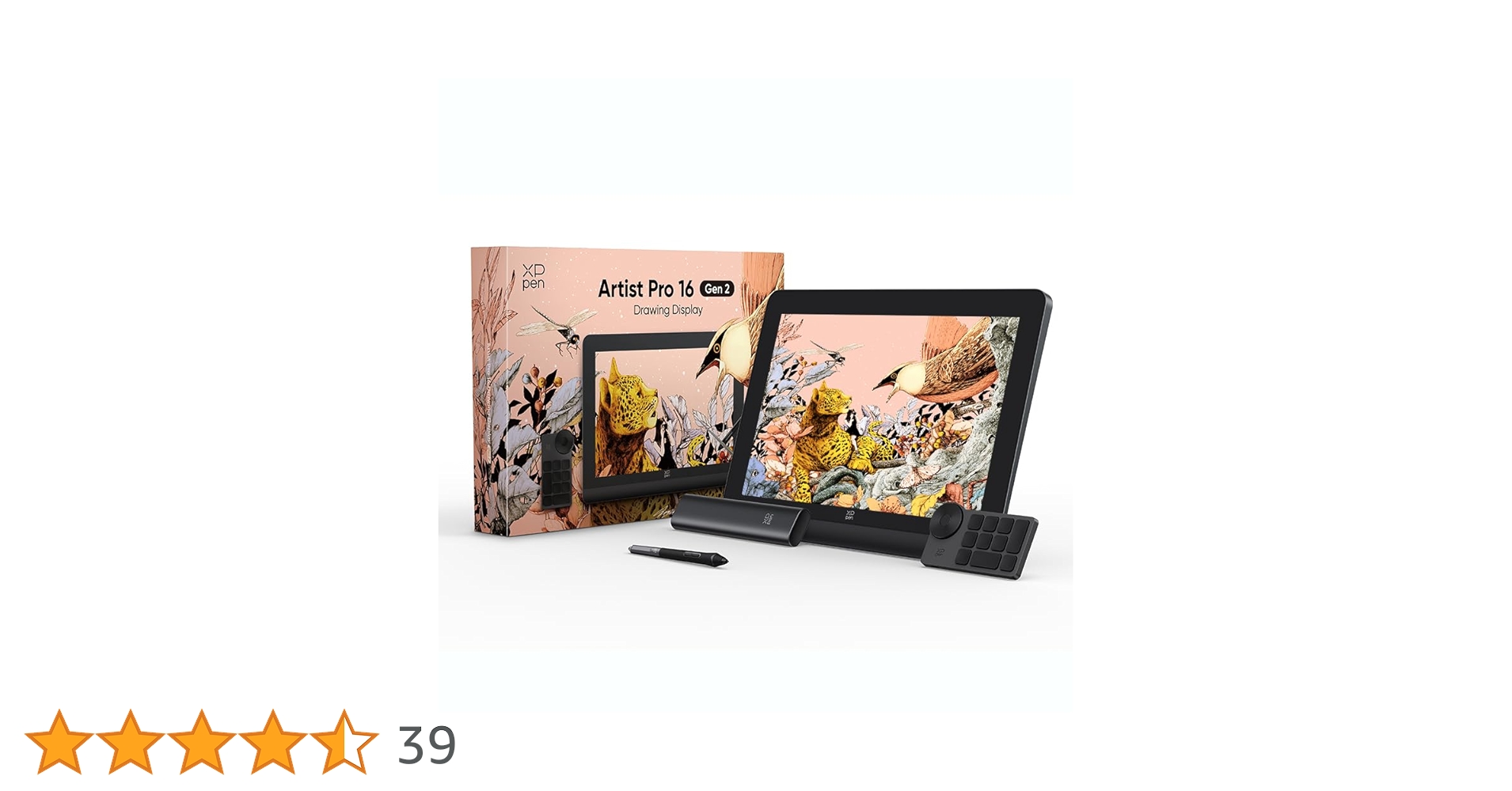 ディスプレイ・モニター本体 XP-Pen Artist Pro 16 Gen 2 業界初16384レベルの筆圧に対応した液晶ペンタブレット【Artist